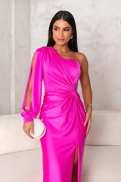 Fay™ - Elegant satinklänning